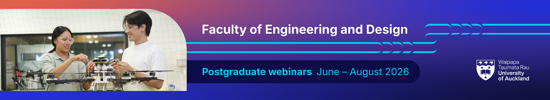 Faculty of Engineering and Design Postgraduate Webinars June - August 2026